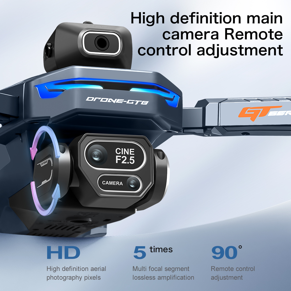 Drone RC GT8 Dobrável com GPS, - Dji Drone Mini 4 Pro avaliação e preço