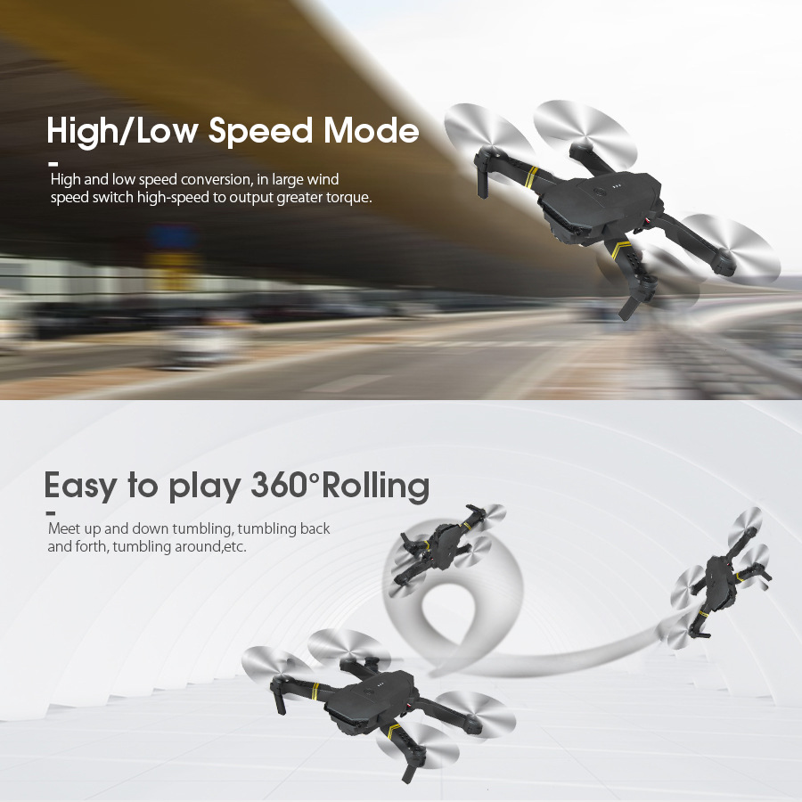 Nova fotografia aérea profissi - Eachine Drone E58 avaliação e preço